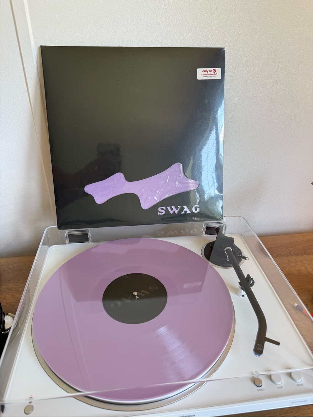 Justin Bieber Purple Vinyl Record "SWAG"